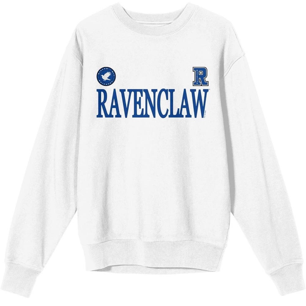 Ravenclaw Women's White Crew Neck Sweater